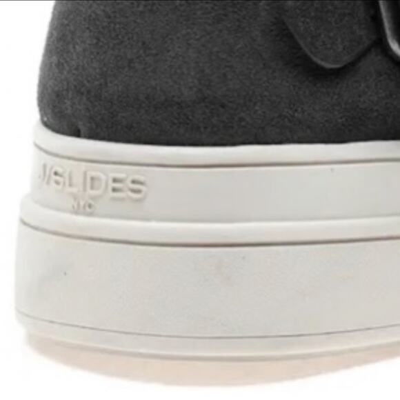 J/Slides NYC Nelly Gray Women Winter Boot Size 8.5 Suede Faux Fur Waterproof New - Picture 7 of 10